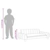 vidaXL Kindersofa Hellgrau 90x53x30 cm Stoff