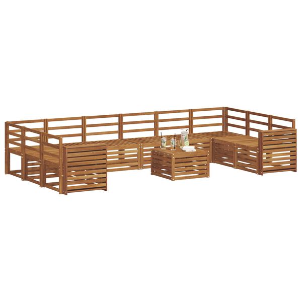 vidaXL Sofagarnituren Natur Massivholz Akazie