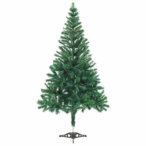 vidaXL K&uuml;nstlicher Weihnachtsbaum Beleuchtung Kugeln 150cm 380 Zweige