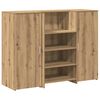 vidaXL Empfangstheke Artisan-Eiche 135x50x103,5 cm Holzwerkstoff