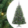 vidaXL K&uuml;nstlicher klappbarer Weihnachtsbaum mit 150 LEDs Gr&uuml;n 150 cm