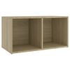 vidaXL 3-tlg. TV-Schrank-Set Sonoma-Eiche Holzwerkstoff