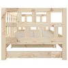 vidaXL Tagesbett Ausziehbar Massivholz Kiefer 2x(80x200) cm