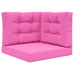 vidaXL Sofakissen f&uuml;r drau&szlig;en Polyester Rosa 60 x 60 cm