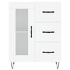 vidaXL Highboard Wei&szlig; 69,5x34x180 cm Holzwerkstoff