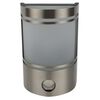 Smartwares Wandleuchte mit Bewegungsmelder Au&szlig;enbereich 14x20x10,5 cm Silber