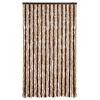 vidaXL Insektenschutz-Vorhang Beige und Hellbraun 118x220 cm Chenille
