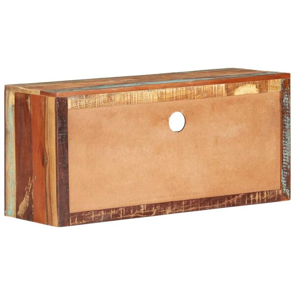 vidaXL TV-Schrank 88x30x40 cm Altholz Massiv