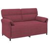 vidaXL Sofa 100% Polyester, Metallrahmen, MDF, Sperrholz