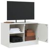 vidaXL TV-Schrank Wei&szlig; 67x39x44 cm Stahl