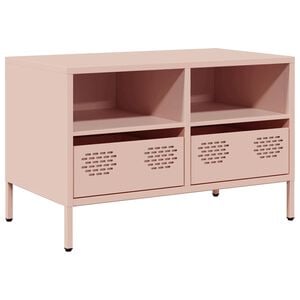 vidaXL TV-Schrank Rosa 68x39x43,5 cm Kaltgewalzter Stahl