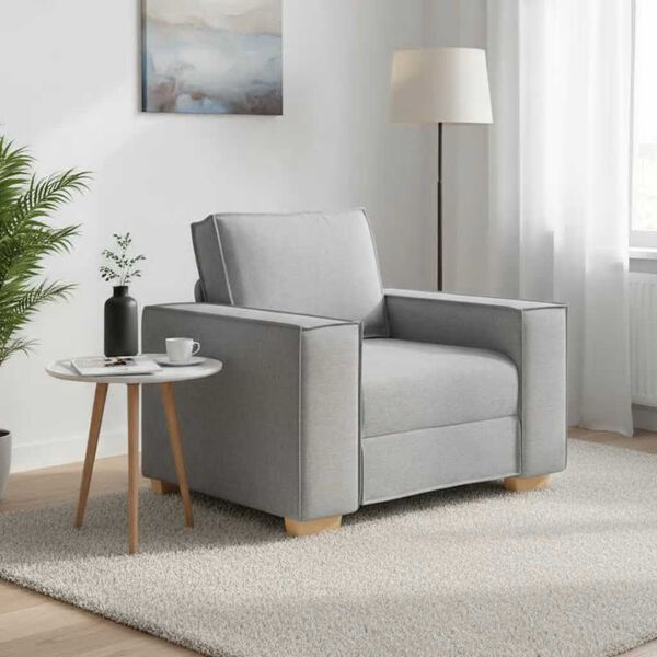 vidaXL Sofa Stuhl Wolkengrau 100x78x84 cm Stoff