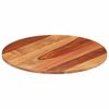 vidaXL Tischplatte Massivholz Akazie Rund 15-16 mm 50 cm