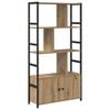 vidaXL B&uuml;cherregal 80 x 30 x 155,5 cm Holzwerkstoff Artisan-Eiche