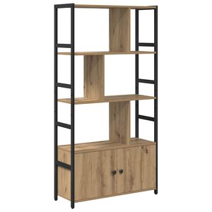 vidaXL B&uuml;cherregal 80 x 30 x 155,5 cm Holzwerkstoff Artisan-Eiche
