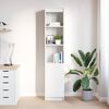 vidaXL Highboard Wei&szlig; 37,5x35x180 cm Holzwerkstoff