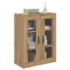 vidaXL Wandschrank Artisan-Eiche 69,5 x 34 x 90 cm