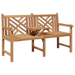 vidaXL Bank Braun 150 x 60 x 90 cm Massivholz Teak