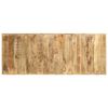 vidaXL Bartisch 180x70x107 cm Raues Mangoholz
