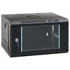 vidaXL Netzwerkschrank mit Speicher Black 530 x 400 x 300 mm Stahl