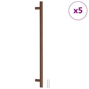 vidaXL M&ouml;belgriffe 5 Stk. Bronzen 480 mm Edelstahl