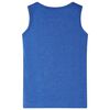 Kinder-Tanktop Blau Melange 92