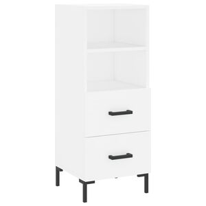 vidaXL Sideboard Wei&szlig; 34,5x34x90 cm Holzwerkstoff