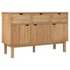 vidaXL Sideboard OTTA 114x43x73,5 cm Massivholz Kiefer