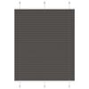 vidaXL Plissee Schwarz 105x150 cm Stoffbreite 104,4 cm Polyester