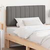 vidaXL Gepolstertes Kopfteil mit Kopfteil Braun und Hellgrau 100 cm