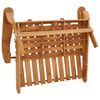 vidaXL 4-tlg. Garten-Lounge-Set Adirondack Massivholz Akazie