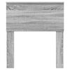 vidaXL Kopfteil mit Kopfteil Graues Sonoma 75 cm Holzwerkstoff