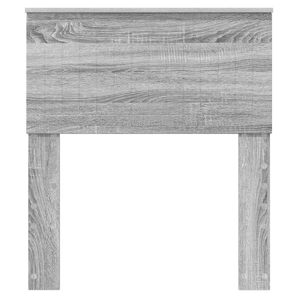 vidaXL Kopfteil mit Kopfteil Graues Sonoma 75 cm Holzwerkstoff