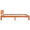 vidaXL Bettrahmen Wachsbraun 90 x 200 cm Massives Kiefernholz