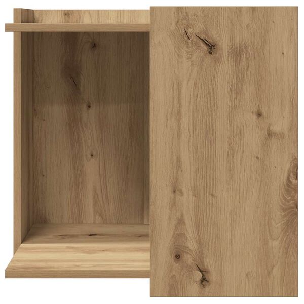 vidaXL Katzenklo Artisan-Eiche 53x53x51 cm Holzwerkstoff