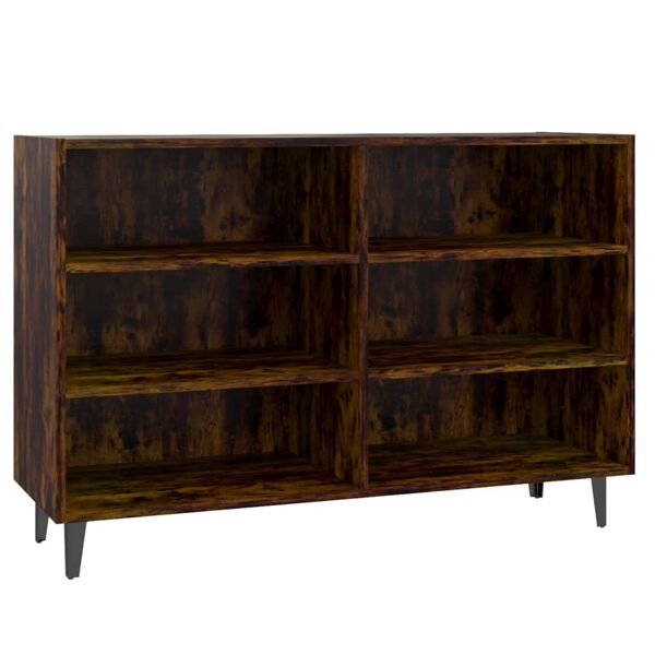vidaXL Sideboard Räuchereiche 103,5x35x70 cm Holzwerkstoff