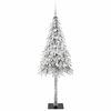 vidaXL Weihnachtsbaum mit 300 LEDs Weiß 180 cm PE und Stahl