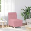 vidaXL Modulares Armfreies Sofa 2 pcs Rosa 55 x 74 x 82 cm Samt