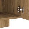 vidaXL TV-Schrank mit LED-Leuchten Artisan-Eiche 160x35x40 cm