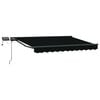 vidaXL Manueller Markisenrahmen mit LEDs 3 x 2,5 m