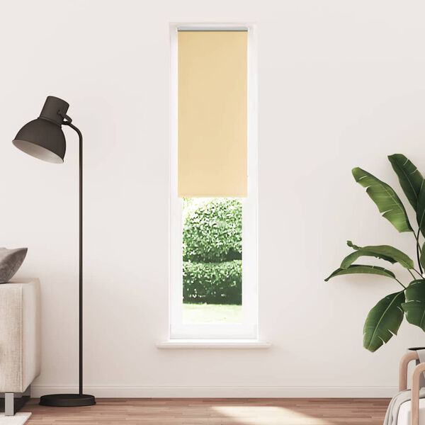 vidaXL Verdunkelungsrollo Beige 45x230cm Stoffbreite 40,7 cm Polyester