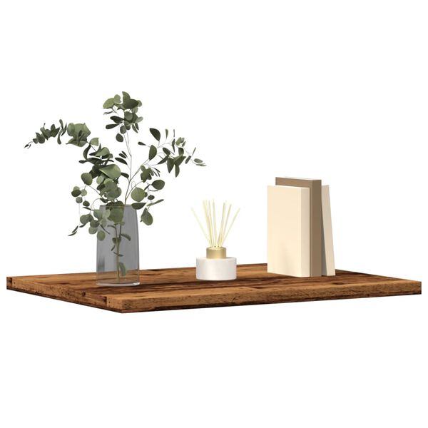 vidaXL Regalb&ouml;den 4 Stk. Altholz-Optik 40x30x1,5 cm Holzwerkstoff