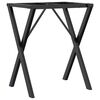 vidaXL Esstisch-Gestell in X-Form 60x40x73 cm Stahl