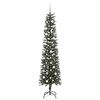 vidaXL K&uuml;nstlicher Weihnachtsbaum mit 300 LEDs mit St&auml;nder Gr&uuml;n 210 cm