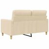 vidaXL 2-Sitzer-Sofa Creme 120 cm Stoff
