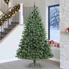 vidaXL K&uuml;nstlicher klappbarer Weihnachtsbaum mit 300 LEDs Gr&uuml;n 270 cm