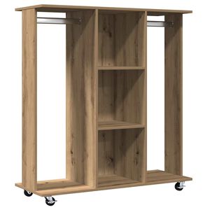 vidaXL Kleiderschrank Artisan-Eiche 102 x 38 x 110 cm Holzwerkstoff