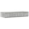 vidaXL Bettschubladen Betongrau 75 x 36,5 x 16.5 cm Holzwerkstoff