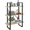 vidaXL B&uuml;cherregal Sonoma-Eiche 80x30x105 cm Holzwerkstoff