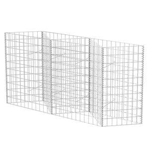 vidaXL Gabionenkorb Pflanzkasten Gem&uuml;se-Hochbeet Stahl 120&times;30&times;100 cm